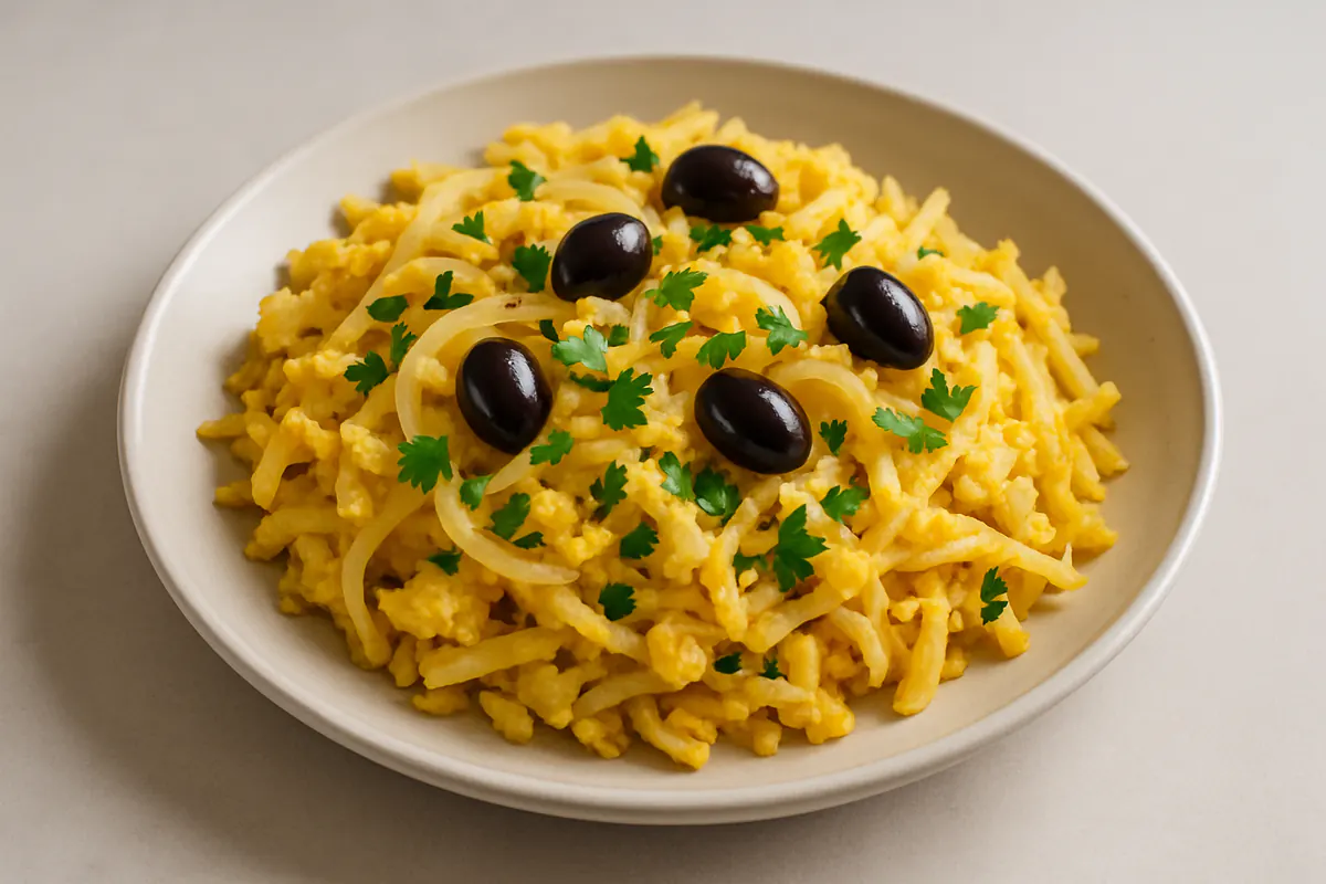 Illustration of Bacalhau à Brás