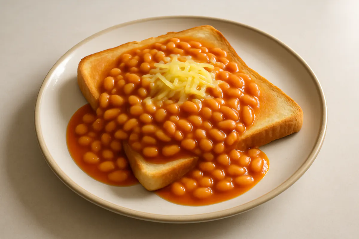 Illustration of Beans on toast