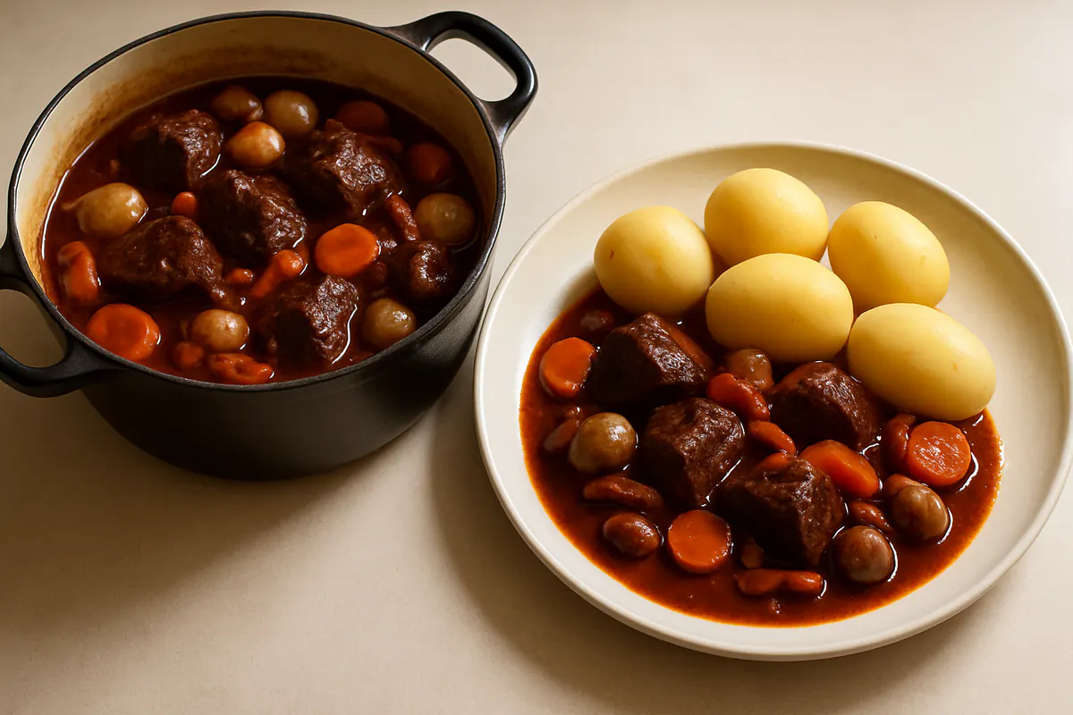 Illustration of Bœuf bourguignon