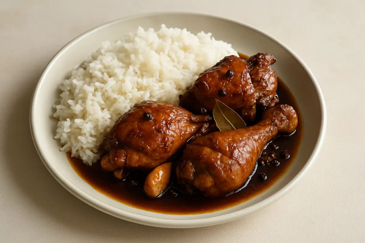 Illustration of Adobong manok