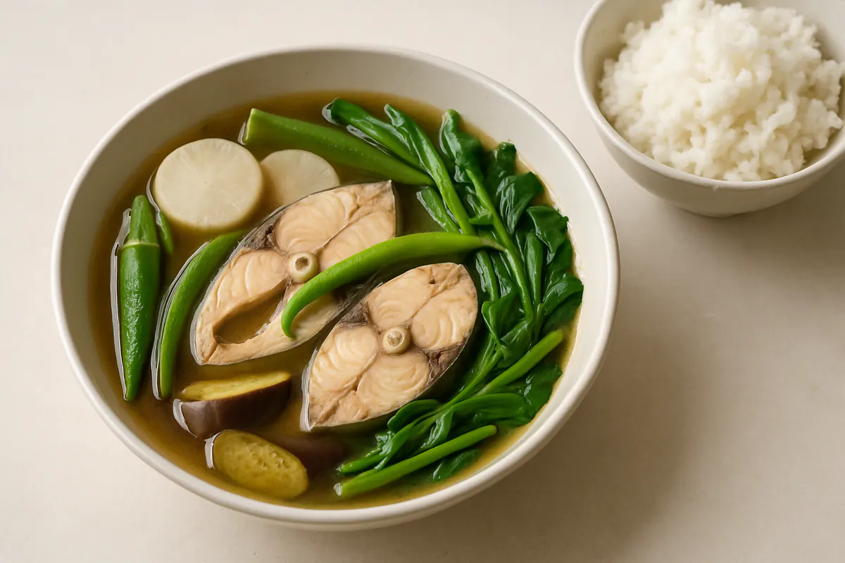 Illustration of Sinigang na bangus