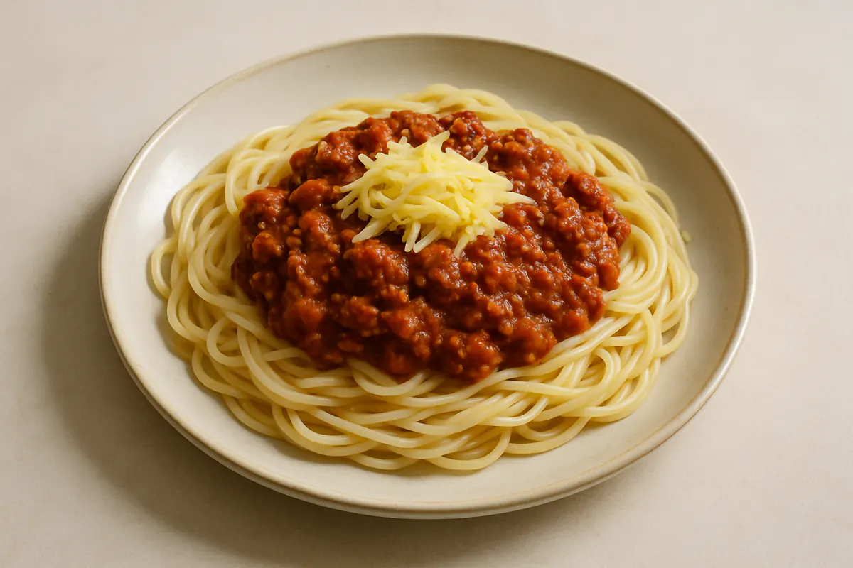 Illustration of Spaghetti bolognese
