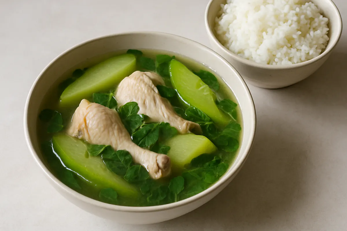 Illustration of Tinolang manok